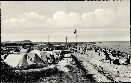 Ak Schönhagen Brodersby an der Ostsee, Haus Seestern, Pension, Campingplatz, Strand