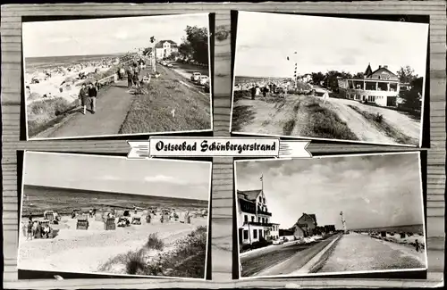 Ak Ostseebad Schönberger Strand Schönberg in Holstein, Straßenpartie, Promenade