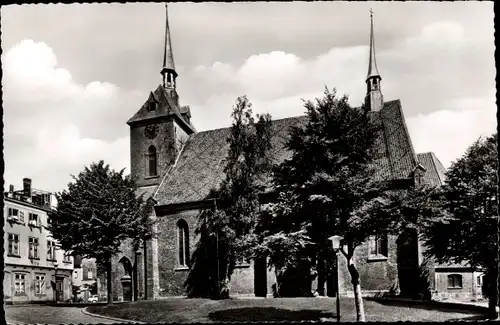 Ak Rendsburg in Schleswig Holstein, Marienkirche