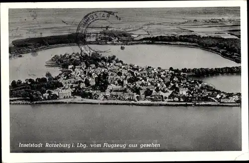 Ak Ratzeburg im Herzogtum Lauenburg, Luftbild