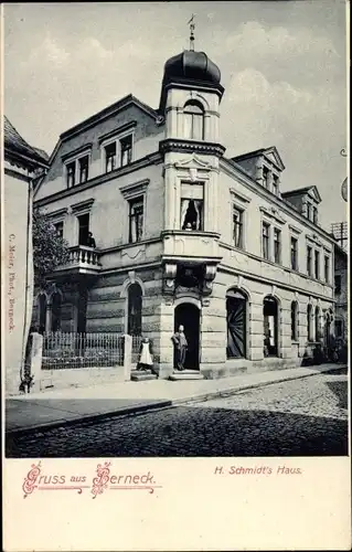 Ak Bad Berneck im Fichtelgebirge Bayern ?, H. Schmidt's Haus