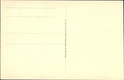 Ak Das glückliche Münchner Kindl im Jahre 1913, Reklame, Färberei J. Arnold