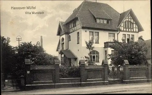 Ak Wülfel Hannover, Villa Wundsch