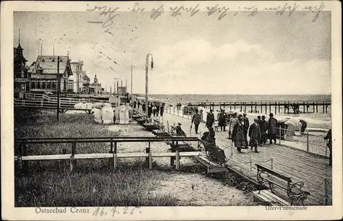 Ak Selenogradsk Ostseebad Cranz Ostpreußen, Uferpromenade