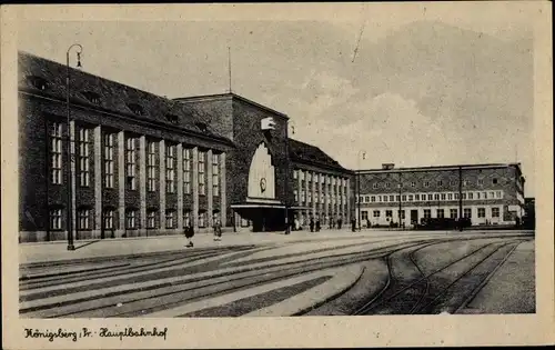 Ak Kaliningrad Königsberg Ostpreußen, Hauptbahnhof