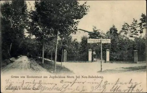 Ak Neu Babelsberg Potsdam in Brandenburg, Restaurant am Jagdschloss Stern