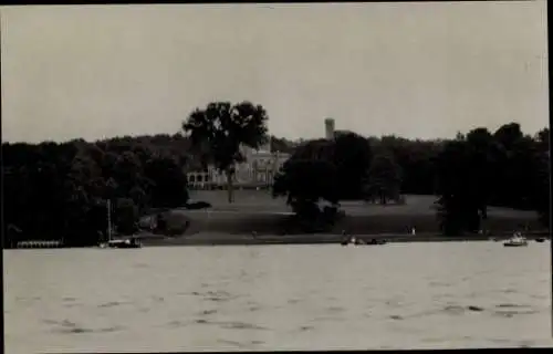 Foto Ak Babelsberg Potsdam in Brandenburg, Blick auf Schloss Babelsberg