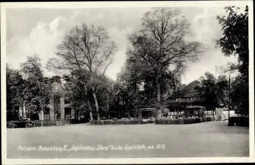 Ak Babelsberg Potsdam in Brandenburg, Jagdschloss Stern, Gaststätte