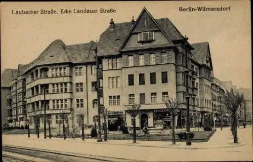 Ak Berlin Wilmersdorf, Laubacher Straße Ecke Landauer Straße, Drogerie