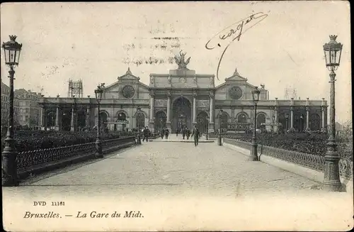 Ak Bruxelles Brüssel, La Gare du Midi