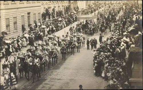 Foto Ak Bruxelles Brüssel, Festumzug in der Stadt, Cortege Historique de 1905, Philippe le Bon