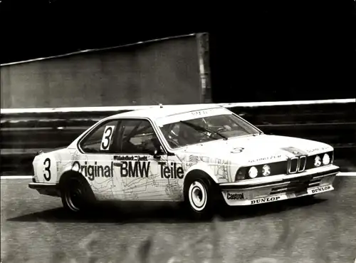 Foto Auto, Manfred Winkelhock im BMW Originalteile 635 Csi