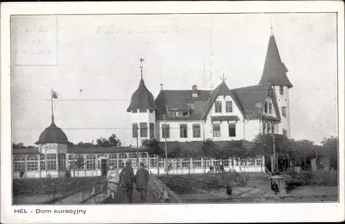 Ak Hel Hela Gdańsk Danzig, Kurhaus