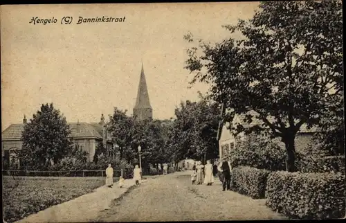 Ak Hengelo Gelderland, Banninkstraat