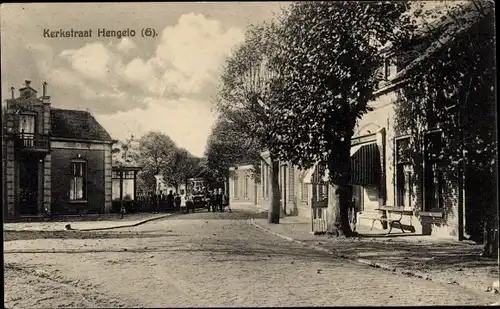 Ak Hengelo Gelderland, Kerkstraat