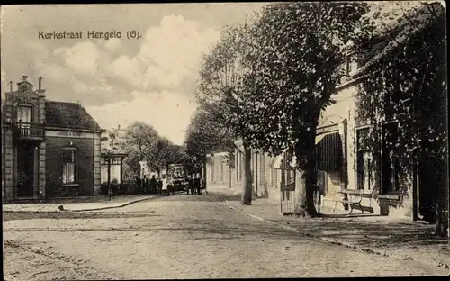 Ak Hengelo Gelderland, Kerkstraat