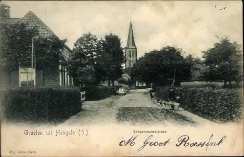 Ak Hengelo Gelderland, Schoenmakerstraat