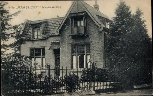 Ak Heerewaarden Heerewarden Gelderland, Villa Maaszicht