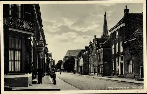 Ak Doesburg Gelderland Niederlande, Koepoortstraat