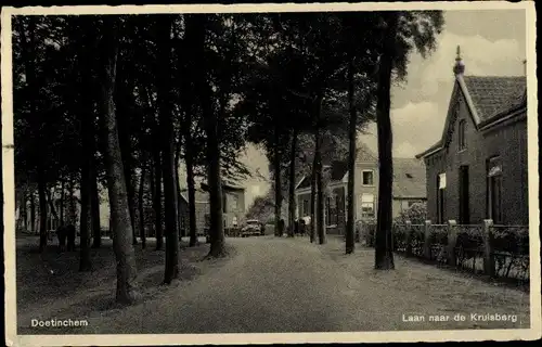 Ak Doetinchem Gelderland, Straße beim Kruisberg