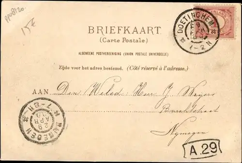 Ak Doetinchem Gelderland, Keppelsche Weg