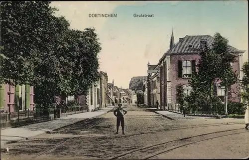 Ak Doetinchem Gelderland, Grutstraat