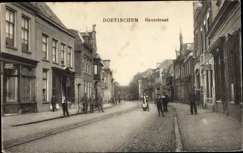 Ak Doetinchem Gelderland, Grutstraat