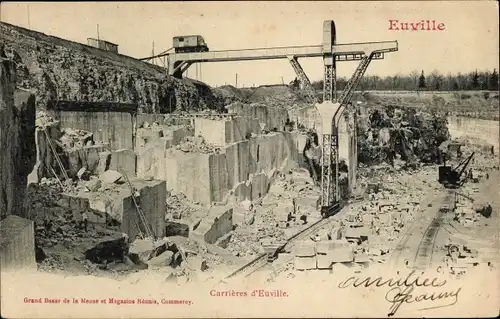 Ak Euville Meuse, Carrieres d'Euville