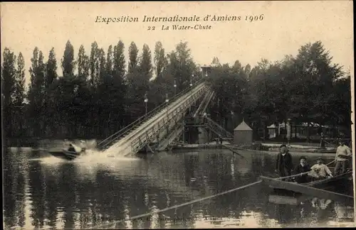 Ak Amiens-Somme, Internationale Ausstellung 1906, La Water-Chute