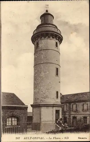 Ak Onival Ault Somme, Le Phare