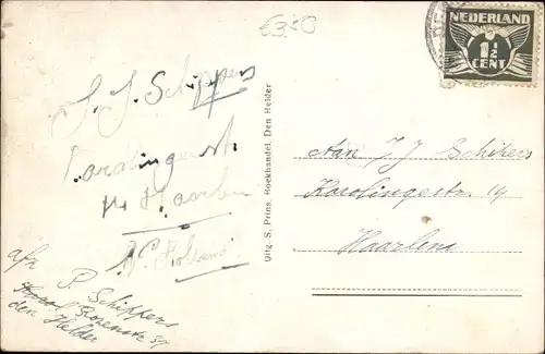 Ak Niederländisches Kriegsschiff, Hr. Ms. Rigel