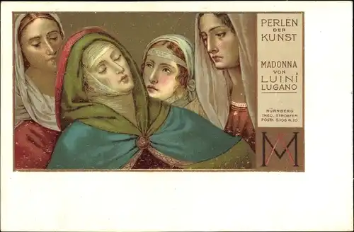 Künstler Ak Luini, Bernardino, Madonna
