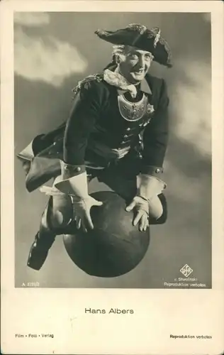 Ak Schauspieler Hans Albers, Portrait, Münchhausen