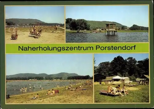 Ak Porstendorf Neuengönna Thüringen, Naherholungszentrum, Strandbad