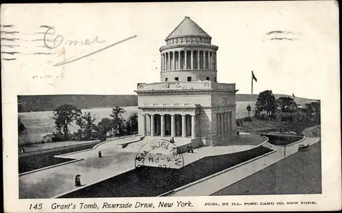 Ak Riverside Drive New York City USA, Grants Grab