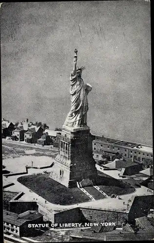 Ak New York City USA, Freiheitsstatue