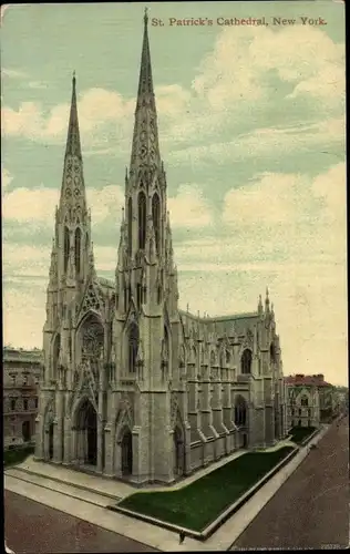 Ak New York City USA, St. Patricks Cathedral