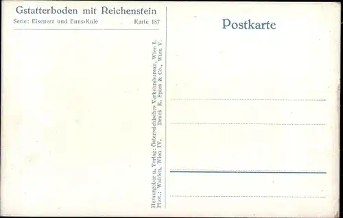 Ak Gstatterboden Admont Steiermark, Bahnhof, Reichenstein