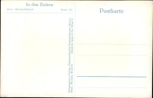 Ak Steiermark, Mariazellerland, In den Zinken