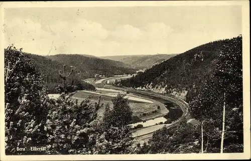 Ak Gera in Thüringen, Elstertal, Panorama