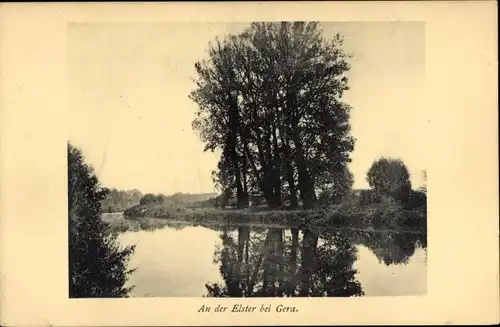 Ak Gera in Thüringen, An der Elster