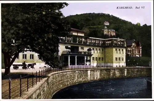 Ak Karlovy Vary Karlsbad Stadt, Bad VI