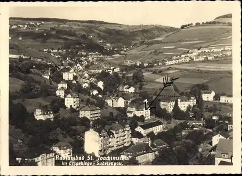 Ak Jáchymov Sankt Joachimsthal Region Karlsbad, Gesamtansicht