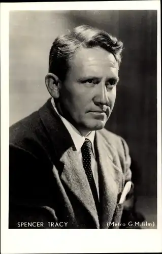 Ak Schauspieler Spencer Tracy, Portrait