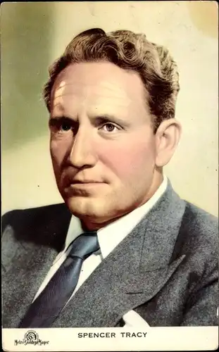 Ak Schauspieler Spencer Tracy, Portrait, Metro Goldwyn Mayer