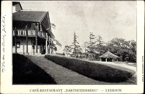 Ak Leersum Utrechtse Heuvelrug Utrecht, Café Restaurant Darthuizerberg