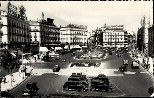 Ak Madrid Spanien, Puerta del Sol