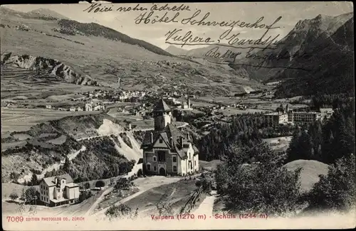 Ak Vulpera Tarasp Scuol Kanton Graubünden, Totalansicht, Schuls