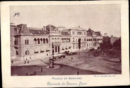Ak Buenos Aires, Argentinien, Regierungspalast