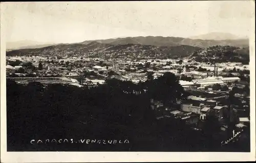 Ak Caracas Venezuela, Totalansicht